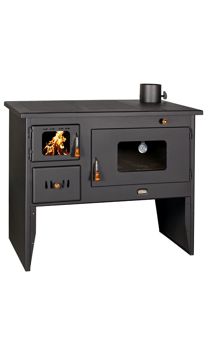 Prity 2P50 16 kW Wood Burning Cooking Range with Oven