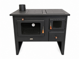 Prity 2P41 15.2 kW Wood Burning Cooking Range with Oven