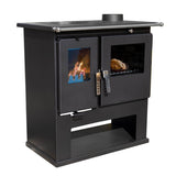 Verso CS 7.7 kW Wood Burning Cooking Range with Oven
