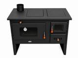 Prity 2P50 16 kW Wood Burning Cooking Range with Oven
