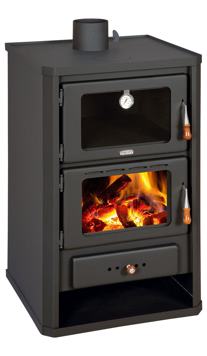Prity FG 14.2 kW Wood Burning Stove with Oven