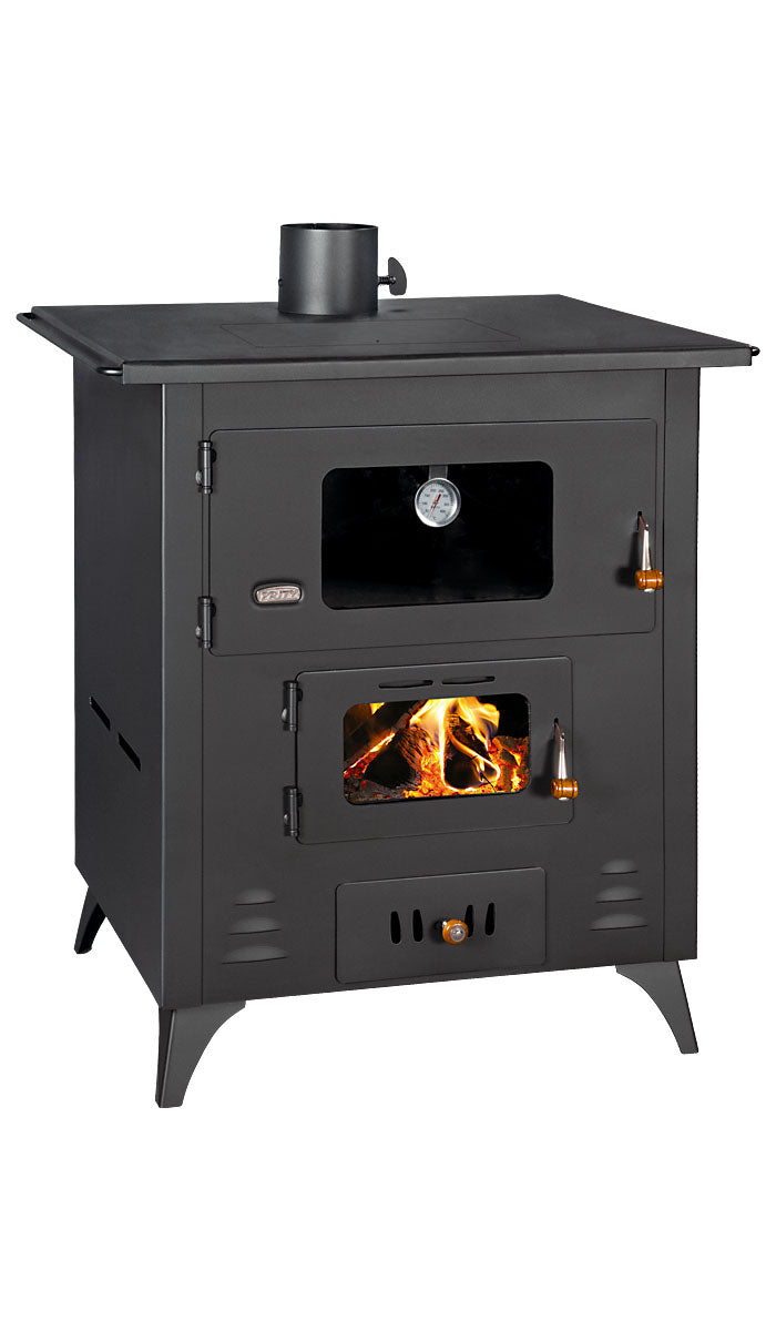 Prity FR 13.9 kW Wood Burning Stove with Oven