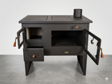 Prity 2P41 15.2 kW Wood Burning Cooking Range with Oven