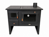 Prity 2P41 15.2 kW Wood Burning Cooking Range with Oven