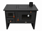 Prity 2P50 16 kW Wood Burning Cooking Range with Oven