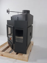 Prity A W20 Wood Burning Fireplace Insert with Boiler