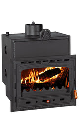 Prity C W18 Wood Burning Fireplace Insert with Boiler