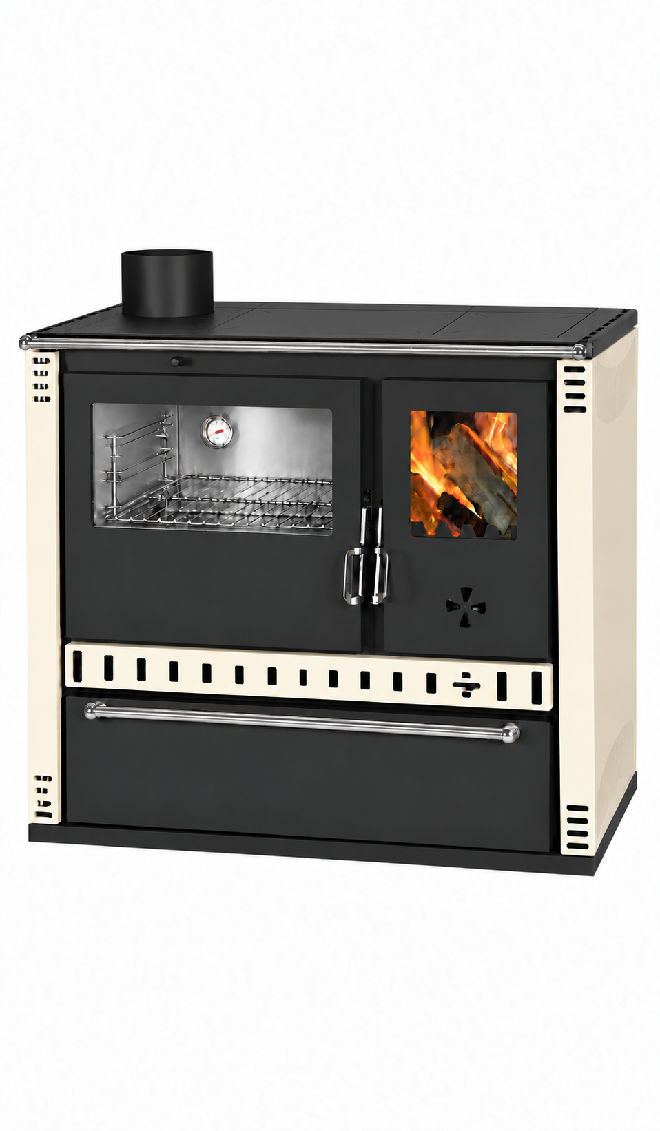 PRITY GTD FI S DR Cocina de leña – 10,9 kW