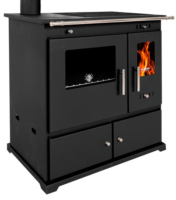Prometey Praktik Lux Black Holzherd