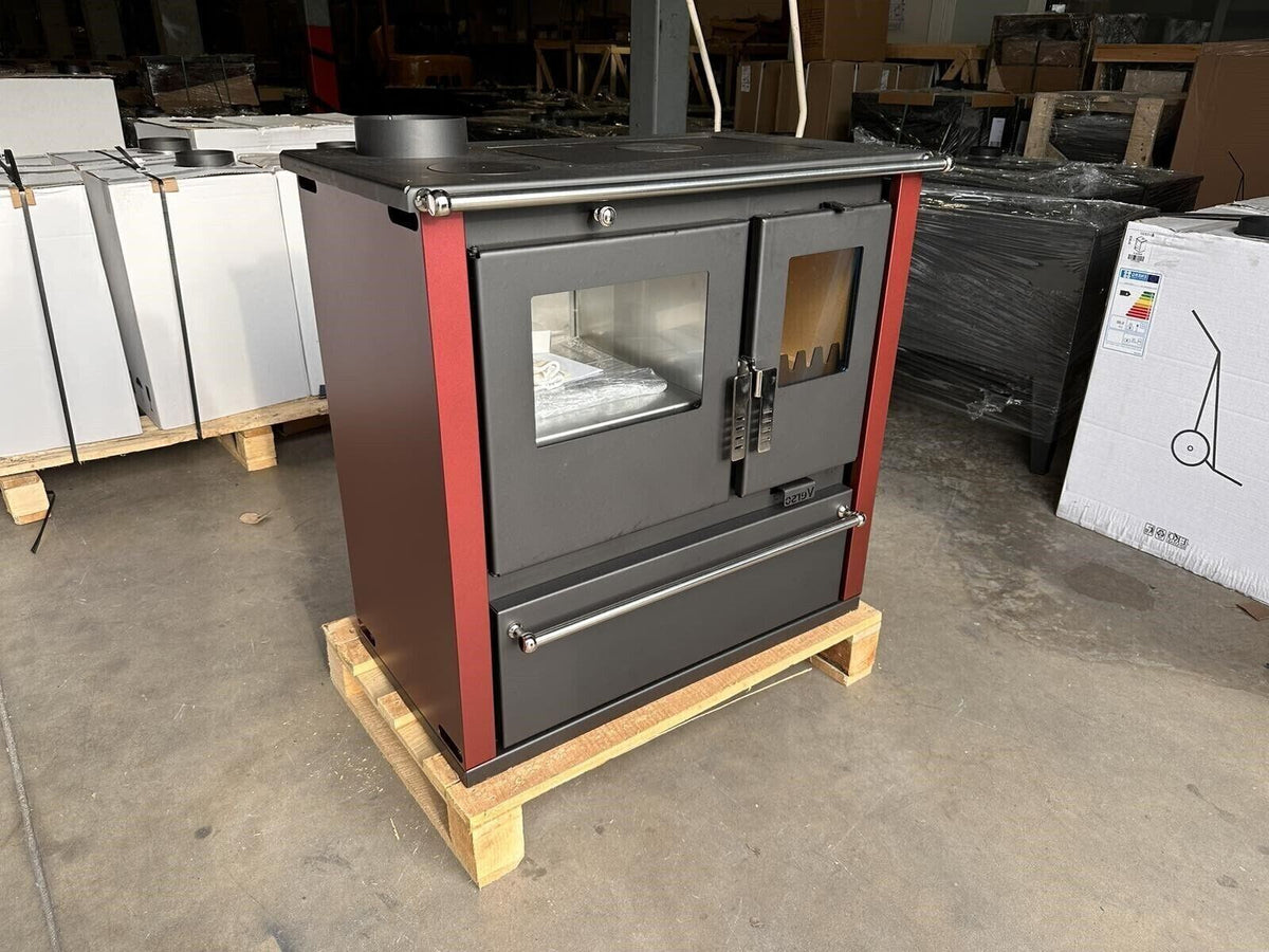 Verso CS Plus Inox Holzherd – 7.7 kW