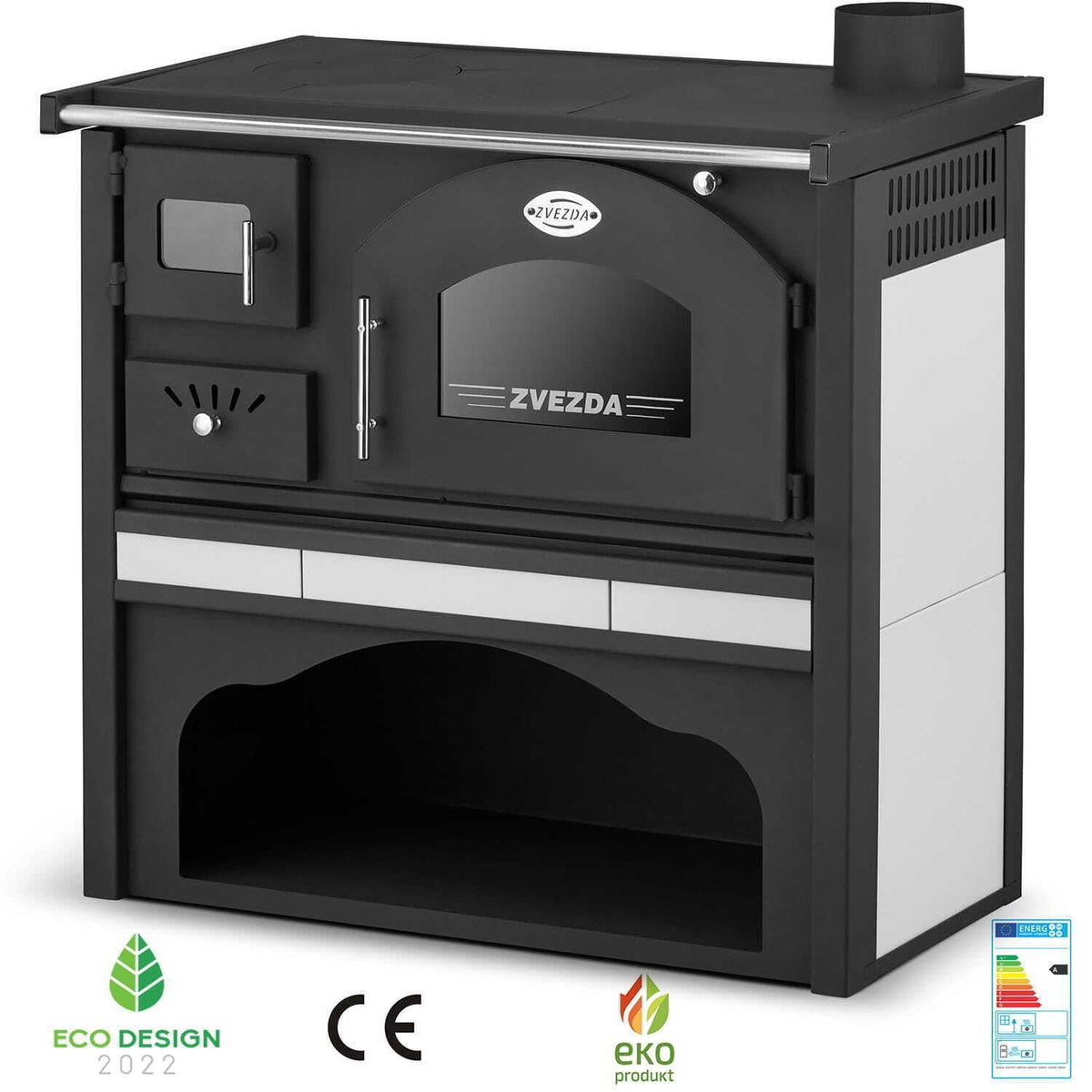 Zvezda GFS Ceramic Holzherd – 5.9 kW
