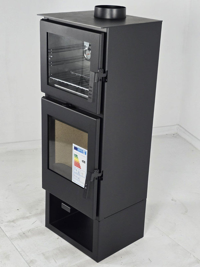 Verso Sophia F 7.5 kW Wood Burning Stove with Oven