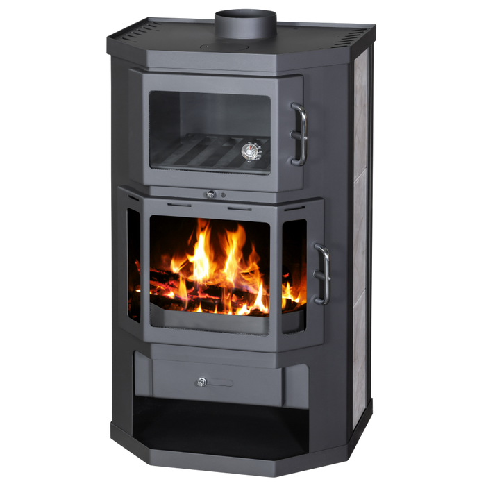 Victoria-05 Taro F 9.51 kW Wood Burning Stove with Oven