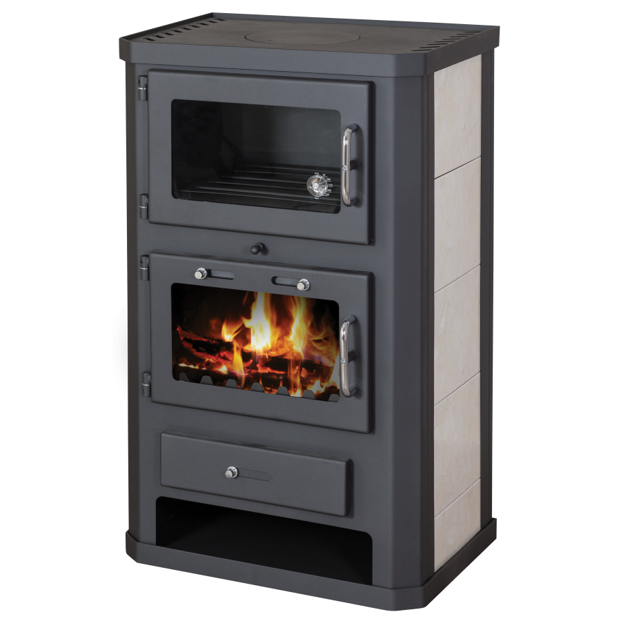 Victoria-05 Comfort KF 9.51 kW Wood Burning Stove with Oven