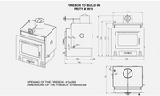 PRITY M W18 — technical drawing / dimensions