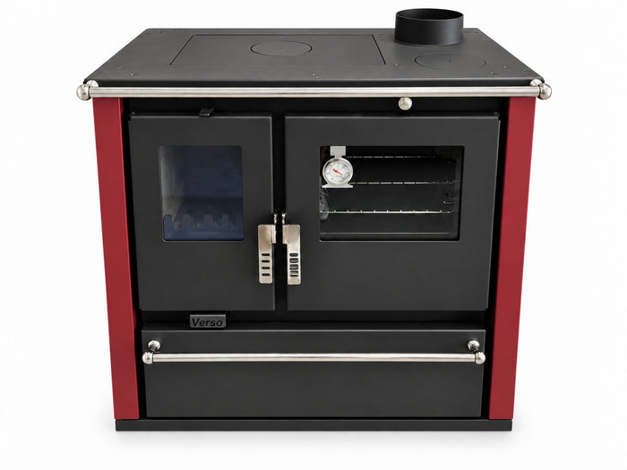 Verso CS Plus 7.7 kW Wood Burning Cooking Range with Oven