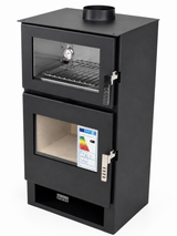 Verso F Inox 9 kW Wood Burning Stove with Oven