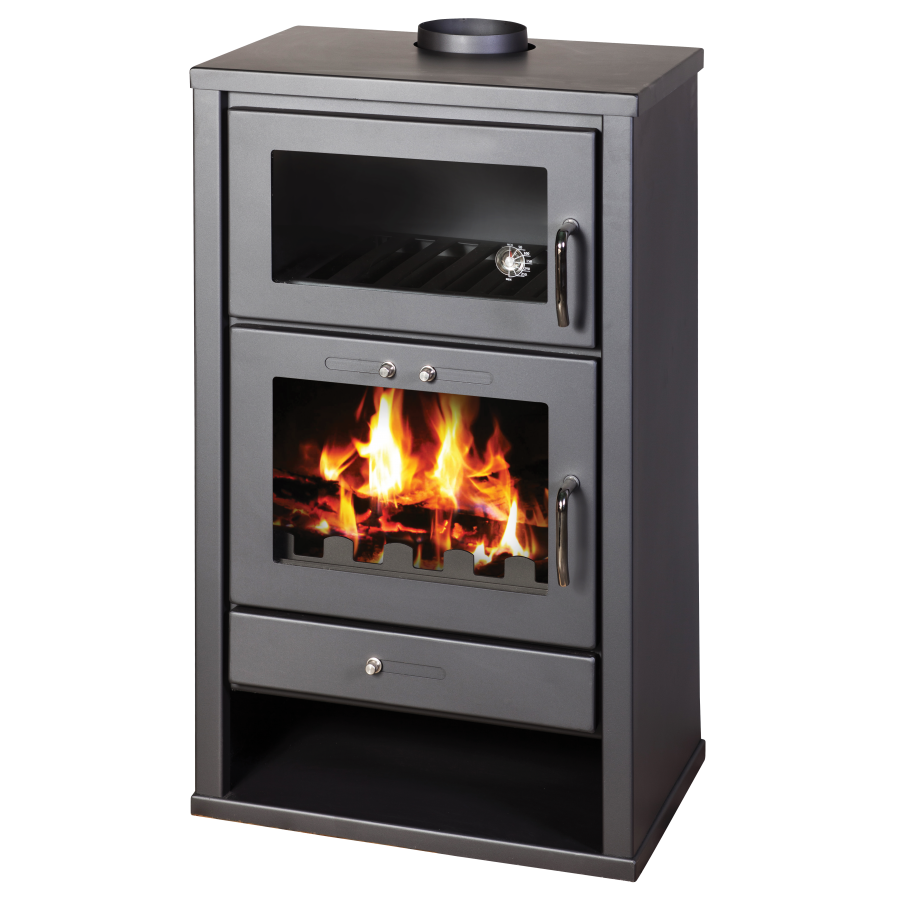 Victoria-05 Triumph F 12.3 kW Wood Burning Stove with Oven