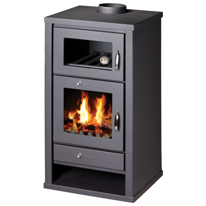 Victoria-05 Deluxe F 11.3 kW Wood Burning Stove with Oven
