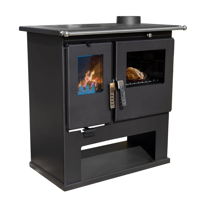 Verso CS 7.7 kW Wood Burning Cooking Range with Oven