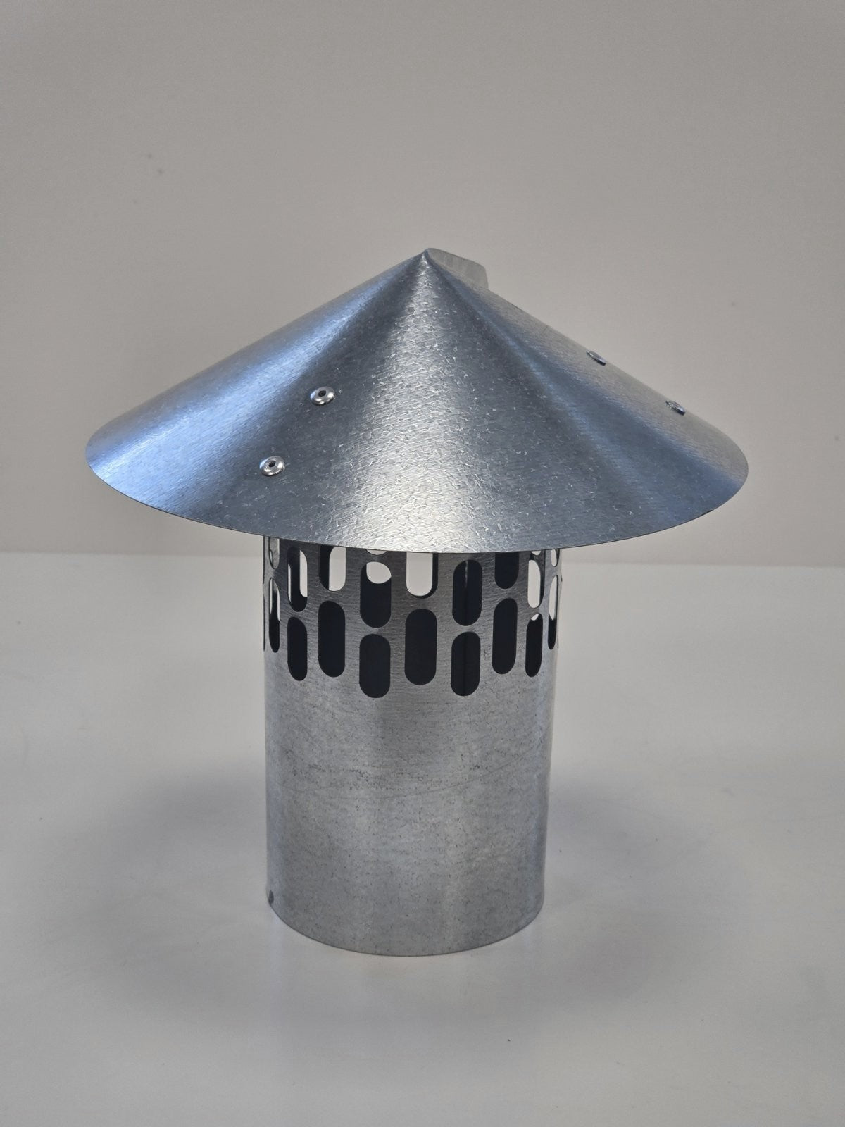 Meda galvanised steel chimney cap Ø100 mm