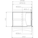 DURATHERM DTS 150 dimensions