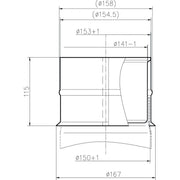 DURATHERM DTS 150 dimensions