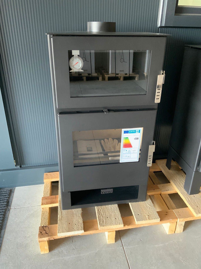 Verso F 9 kW Wood Burning Stove with Oven