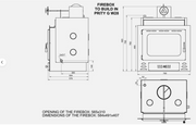 Prity GW 28 — technical drawing / dimensions