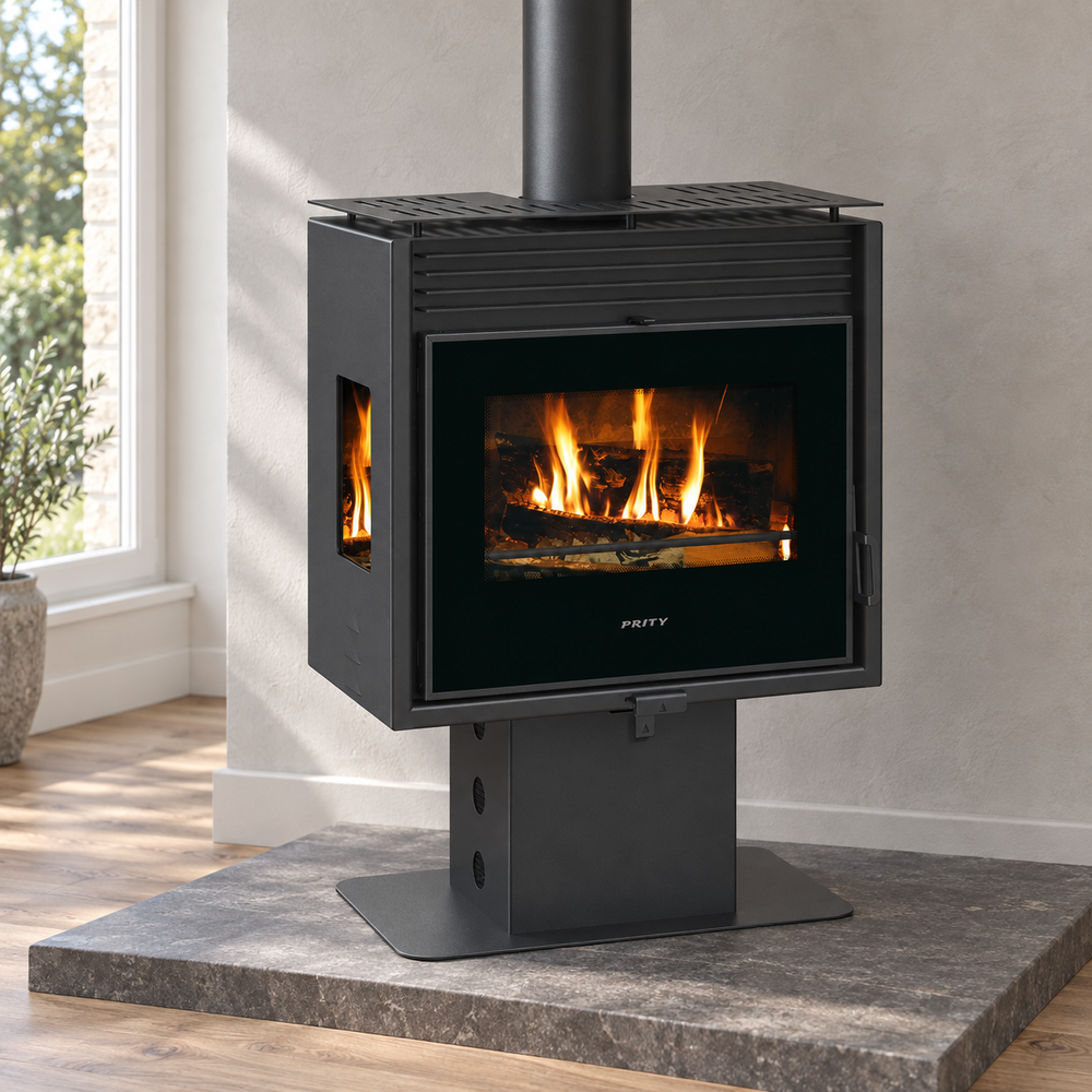 PRITY PM3L E Wood-Burning Stove – 10.8 kW