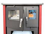 Verso CS Plus Inox Fogão a lenha – 7.7 kW — Bordô
