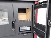 Verso CS Plus Inox Fogão a lenha – 7.7 kW — Bordô