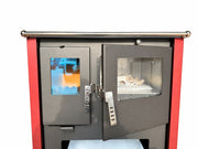 Verso CS Plus Inox Fogão a lenha – 7.7 kW — Bordô