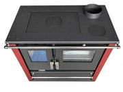 Verso CS Plus Inox Fogão a lenha – 7.7 kW — Bordô