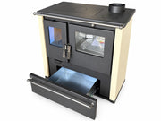 Kuchnia opalana drewnem Verso CS Plus Inox – 7,7 kW
