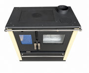Kuchnia opalana drewnem Verso CS Plus Inox – 7,7 kW