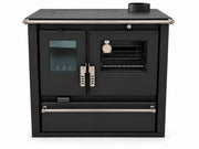 Verso CS Plus 7,7 kW Houtgestookt fornuis met oven — Zwart