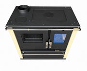 Verso CS Plus 7.7 kW Fogão a lenha com forno — Marfim