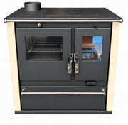 Verso CS Plus 7.7 kW Fogão a lenha com forno — Marfim