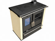 Verso CS Plus 7.7 kW Fogão a lenha com forno — Marfim