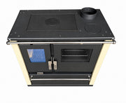 Verso CS Plus 7.7 kW Fogão a lenha com forno — Marfim