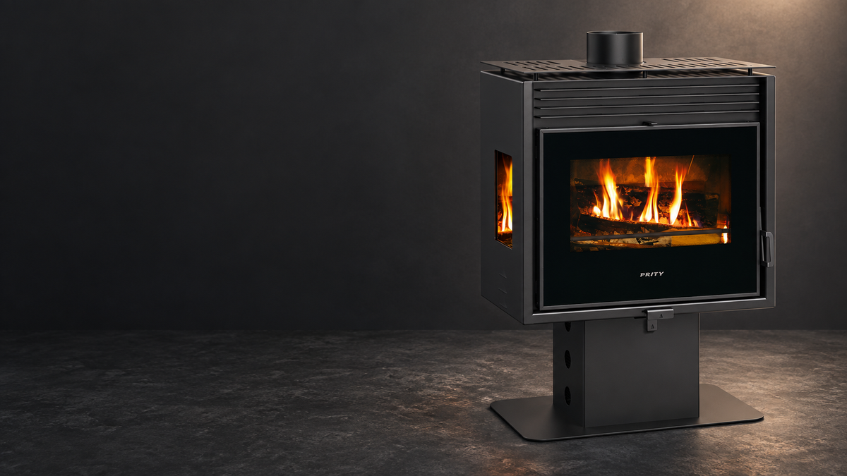 Prity PM3L E on a charcoal studio background