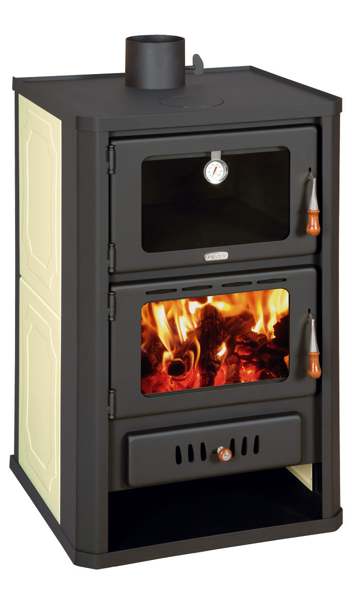 Prity FG W15 5.4 kW Wood Burning Cooker with Boiler and Oven