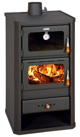 Prity FM 12.1 kW Wood Burning Stove with Oven