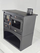 Prity 1P34 10.1 kW Wood Burning Cooking Range with Oven