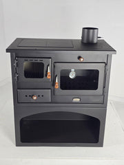Prity 1P34 10.1 kW Wood Burning Cooking Range with Oven