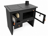 Prity 2P41 15.2 kW Wood Burning Cooking Range with Oven