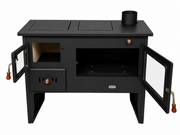 Prity 2P50 16 kW Wood Burning Cooking Range with Oven