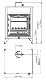 PRITY CMR E Wood-Burning Stove – 11.6 kW – image 2