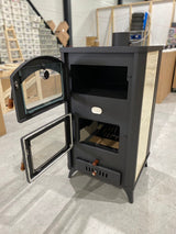 Prity FG W18 R 5.4 kW Wood Burning Cooker with Boiler and Oven